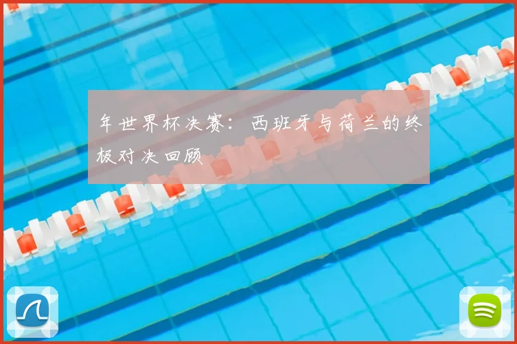年世界杯决赛：西班牙与荷兰的终极对决回顾