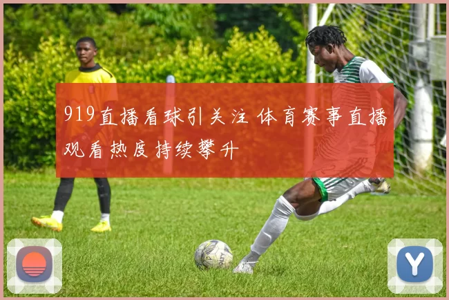 919直播看球引关注 体育赛事直播观看热度持续攀升